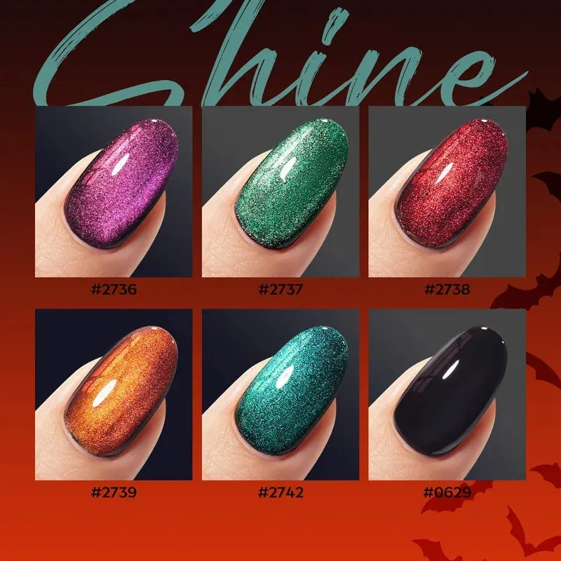 Modelones Haunted Eyes gellackset 6 färger cat eye