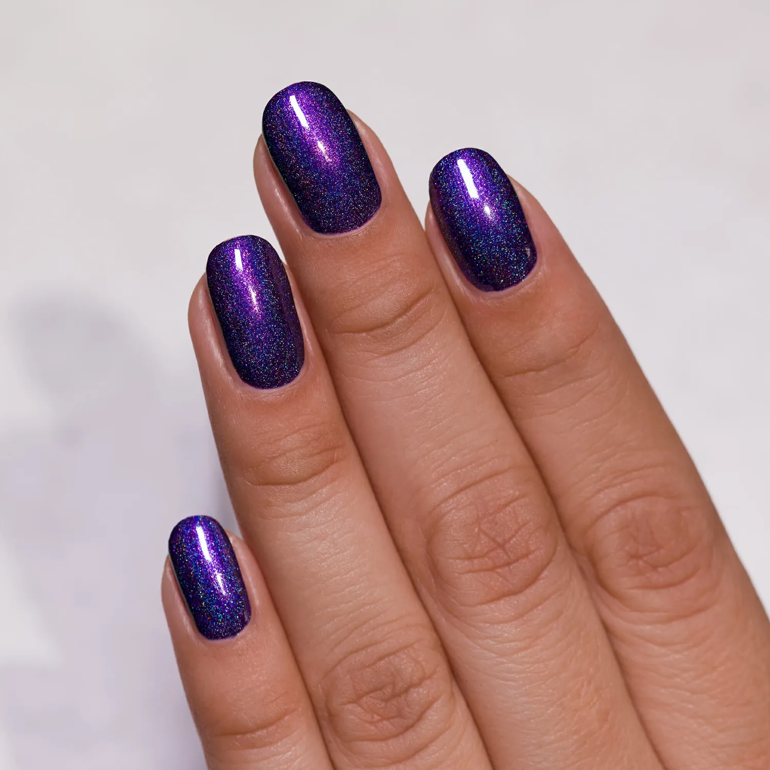 ILNP Purple Plasma nagellack lila holografiskt