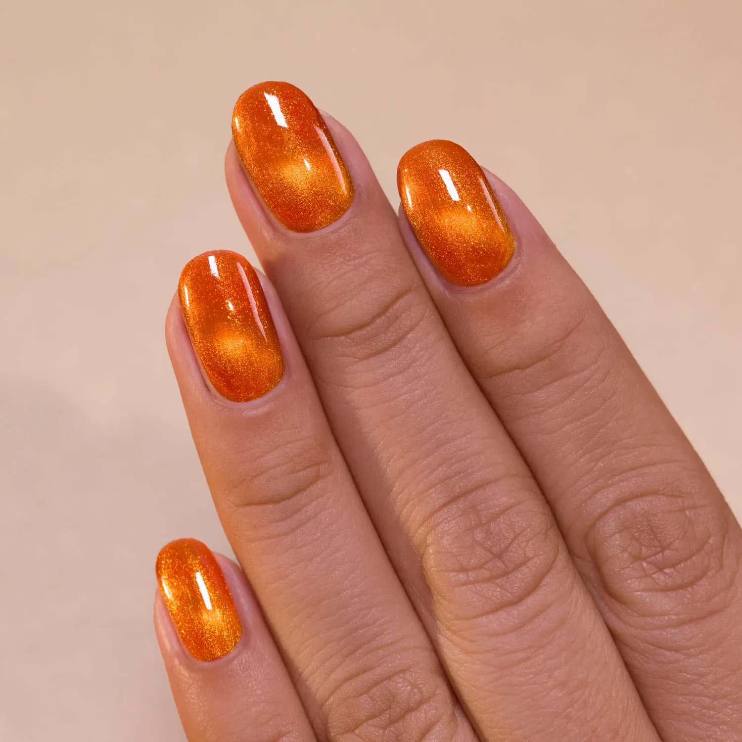 ILNP Golden Hour Amber nagellack magnetisk terrakotta