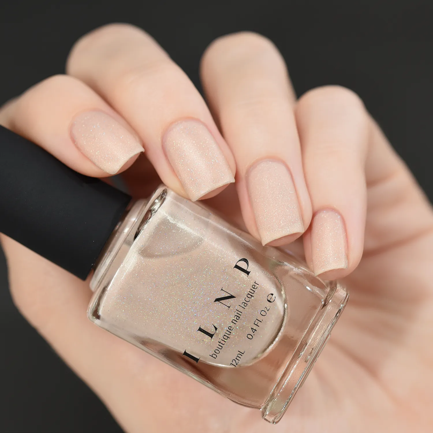 ILNP Elle nagellack nude holografiskt skirt