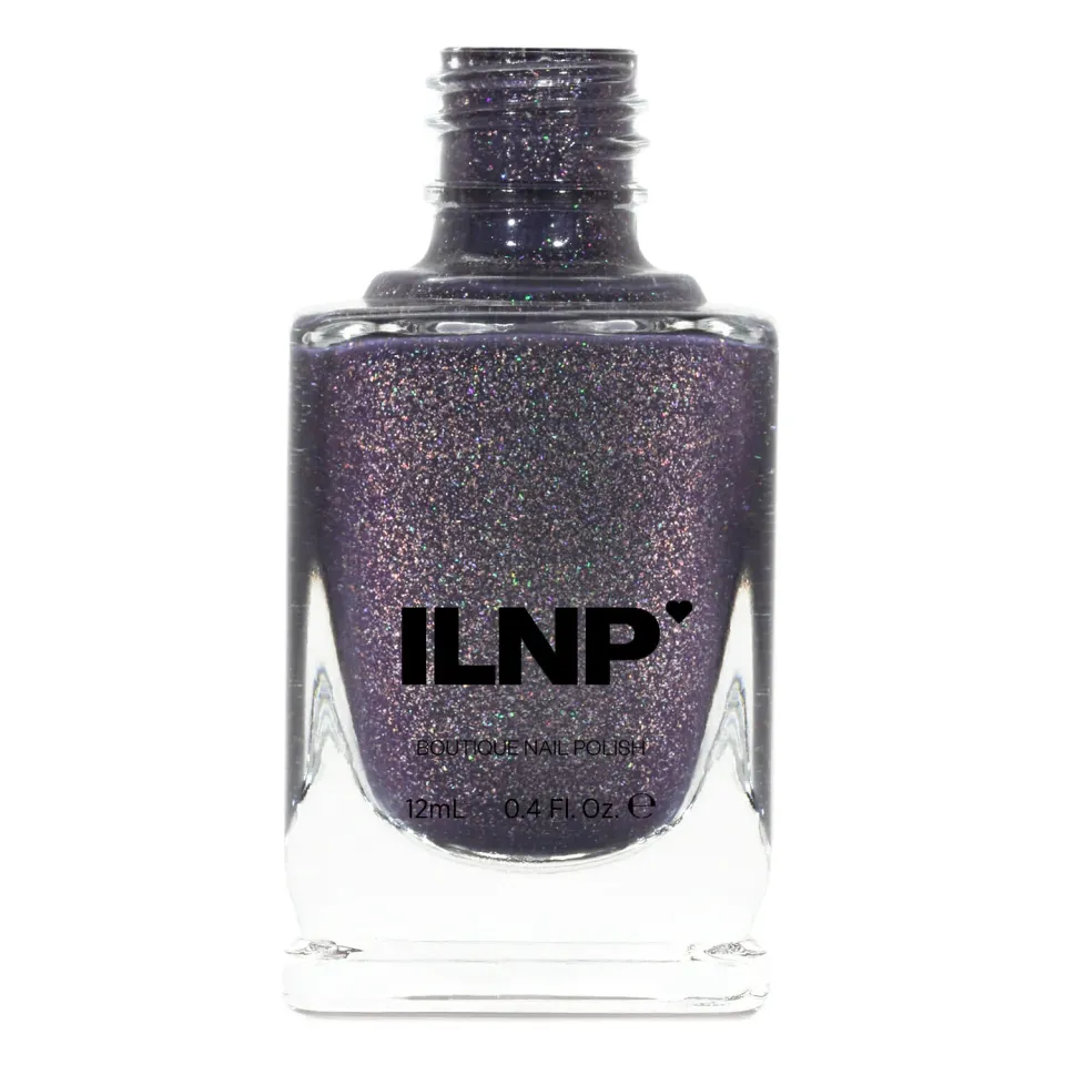 ILNP Chateau nagellack grått holografiskt skimmer