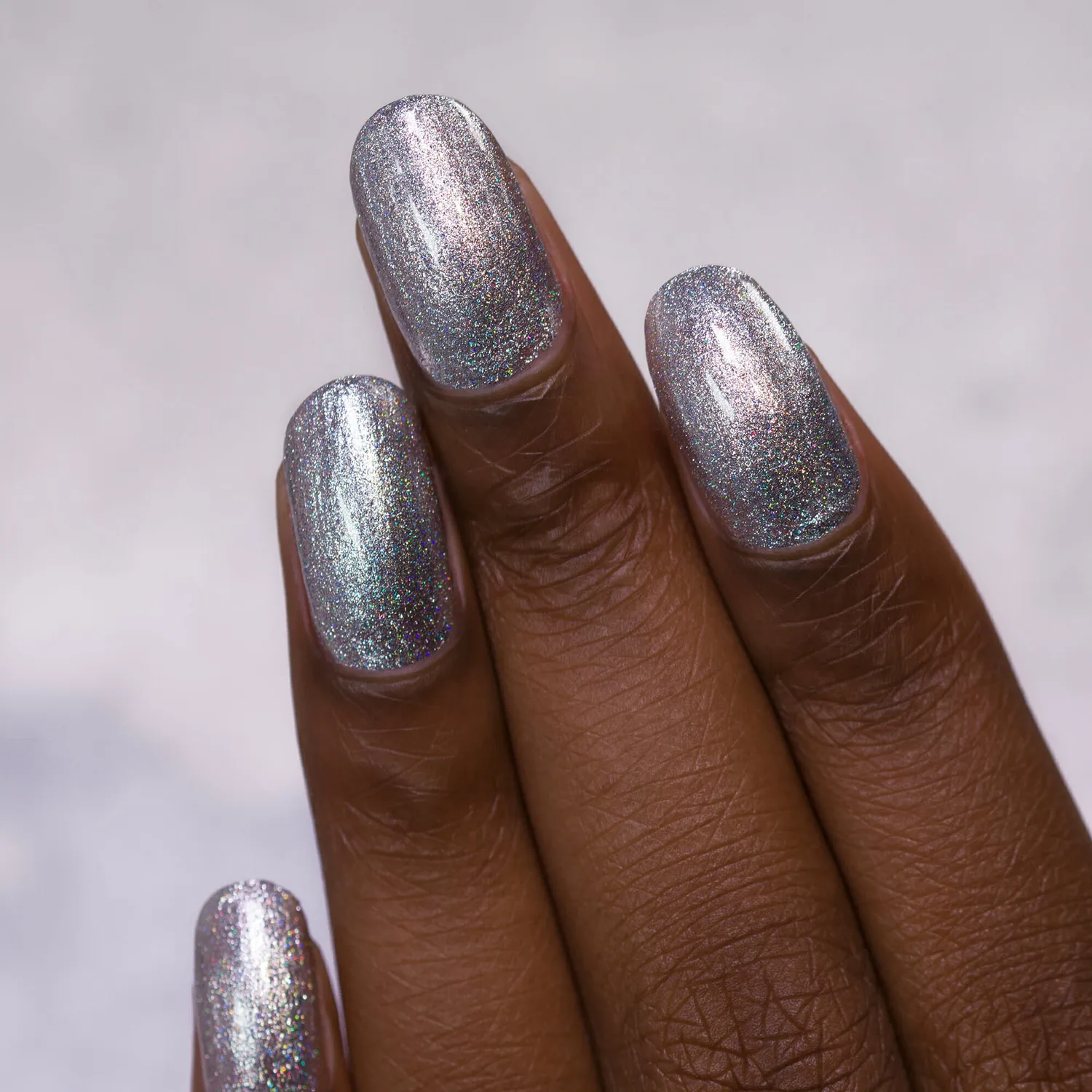 ILNP Avalanche nagellack silver holografiskt