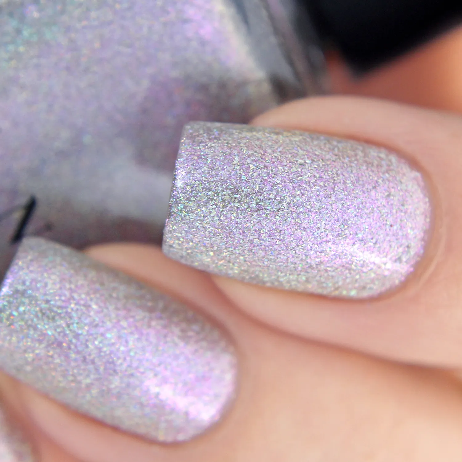 ILNP Chit Chat nagellack holografiskt lila