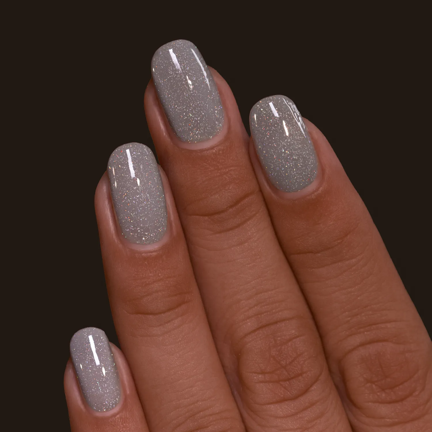 ILNP Sled Day nagellack ljusgrå jelly