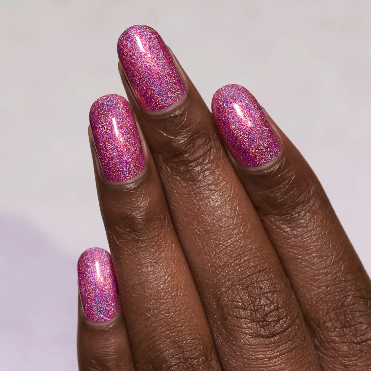 ILNP Kiss And Tell Ultra Holo nagellack rosa holografiskt