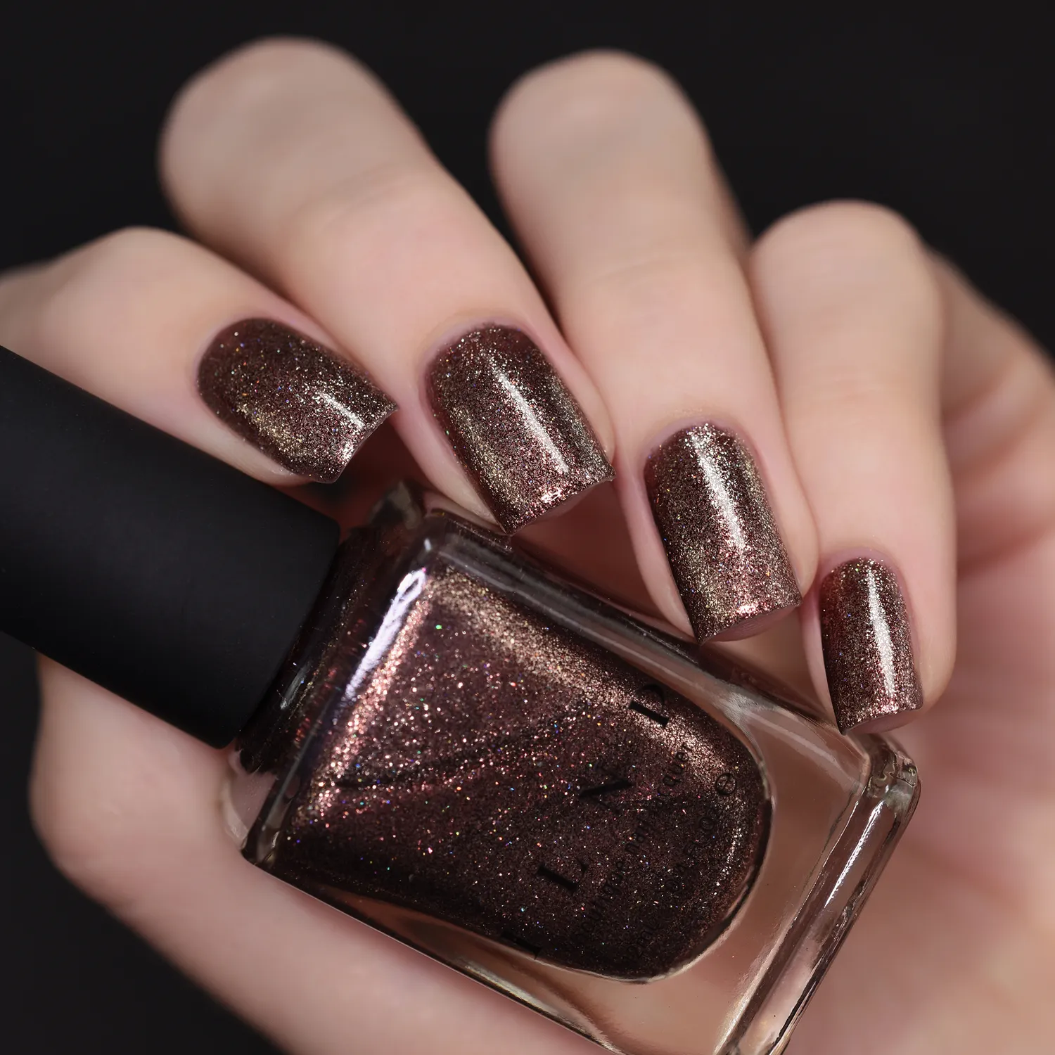 ILNP On The Rocks nagellack brunt metallic