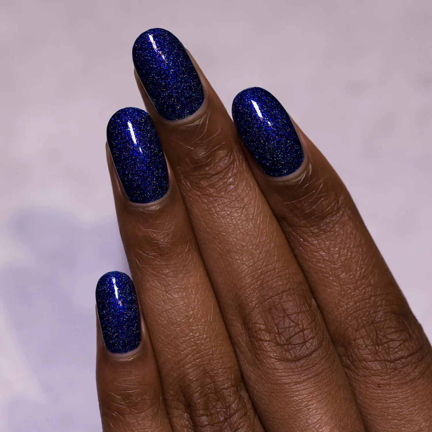 ILNP Downpour nagellack indigoblå holografisk