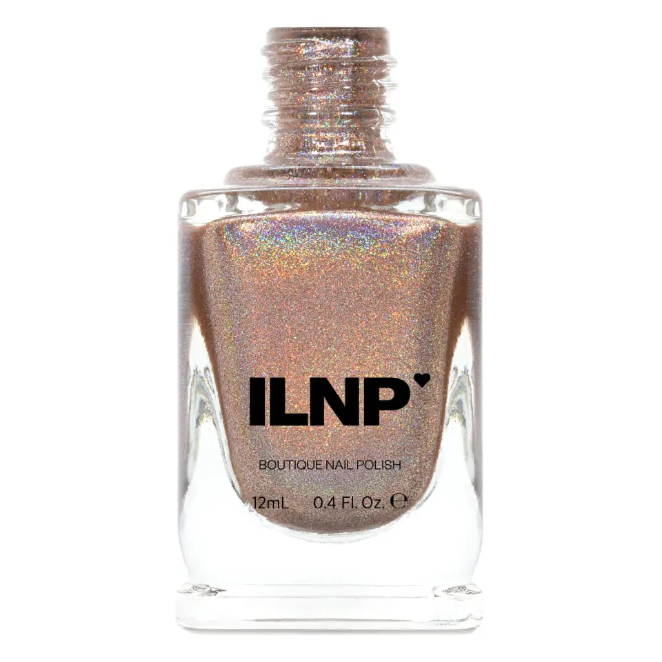 ILNP Ultra Holo Soft Focus nagellack beige holografiskt