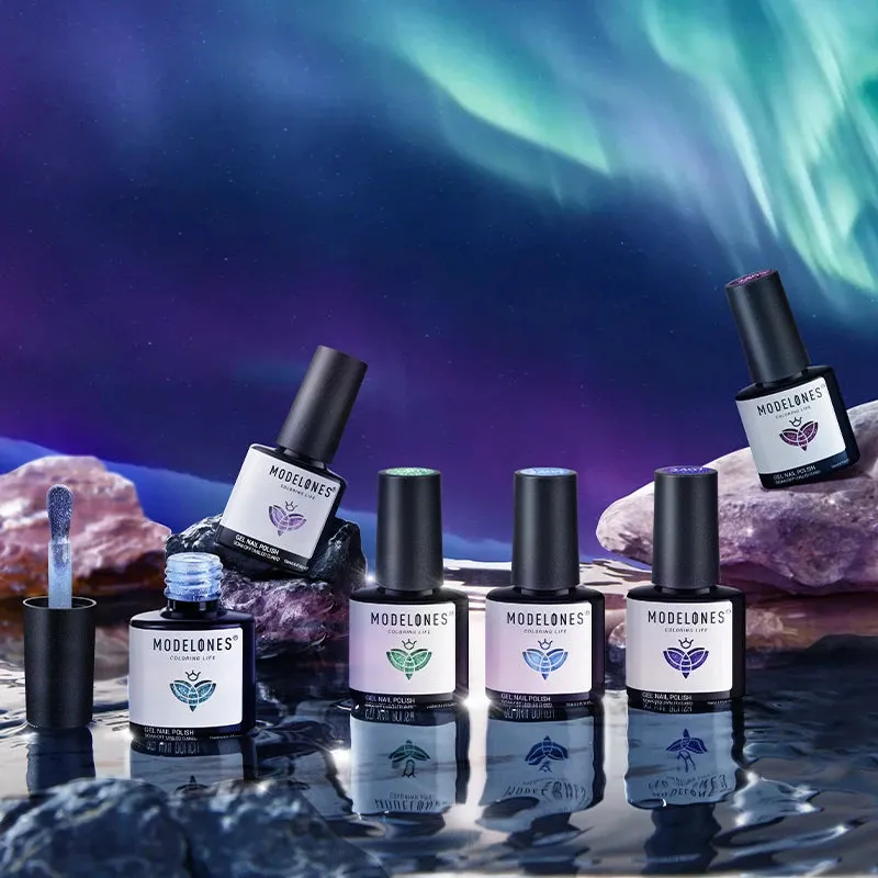 modelones Galaxy Dust gellack set 6-pack glitter
