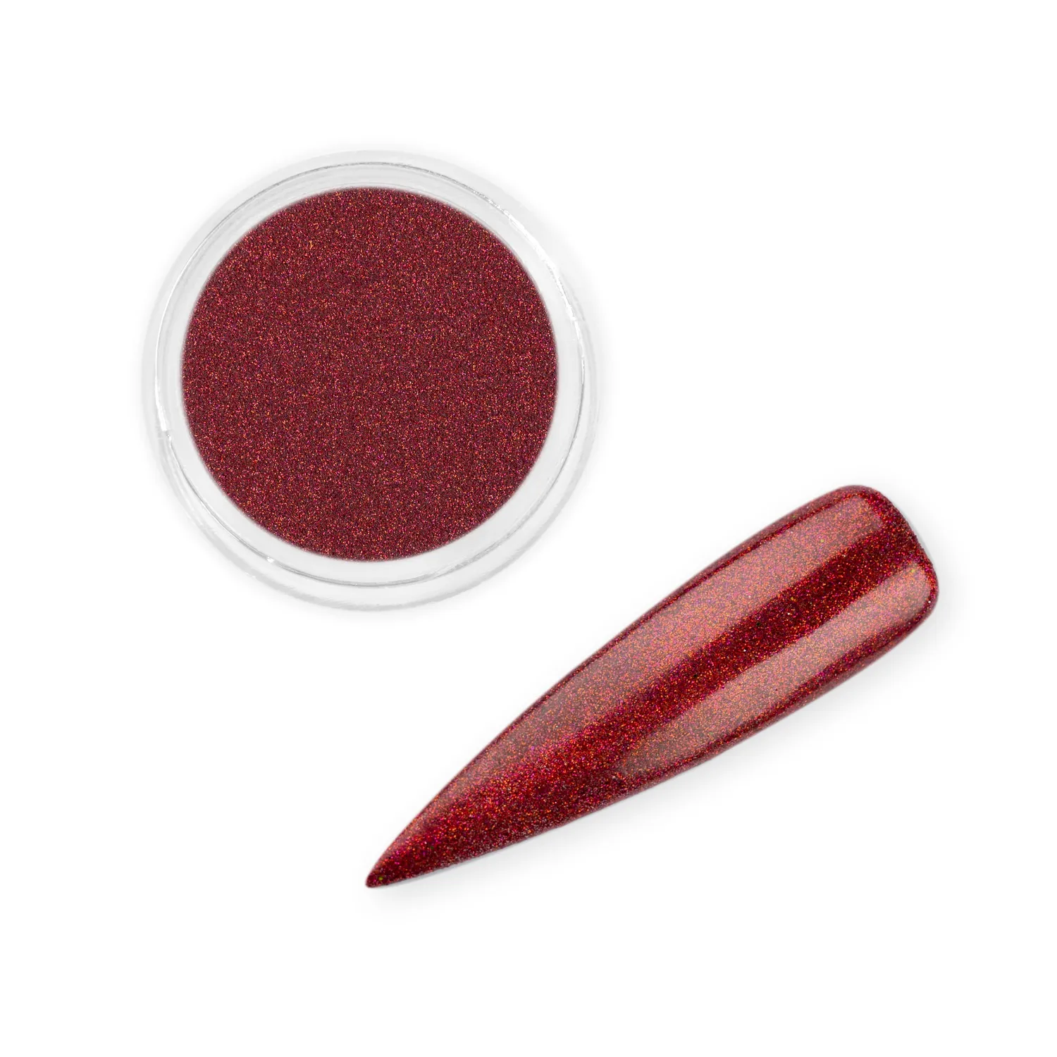 Iz Beauty Cranberry nail art glitter 6g röd