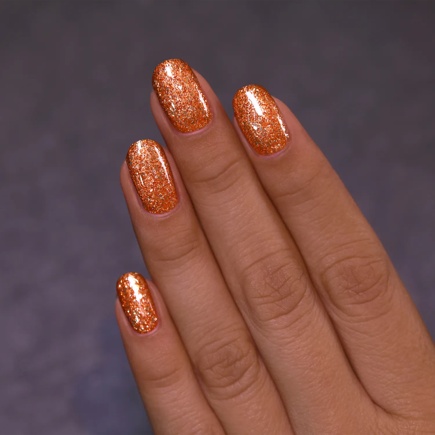 ILNP nagellack Trick or Treat orange metallic