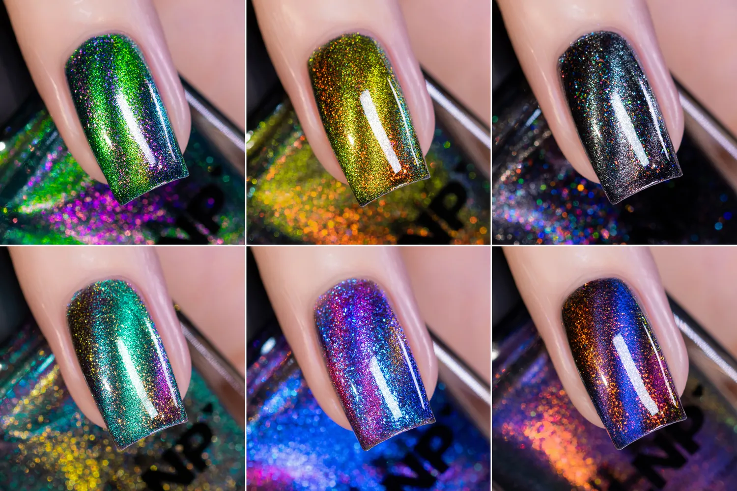 ILNP Twisted nagellackset 6-pack magnetisk effekt