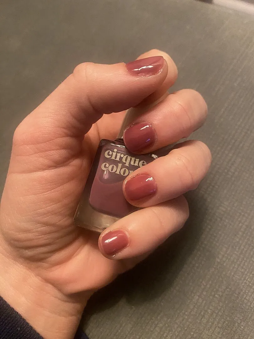 Cirque Colors Marsala Jelly nagellack jelly vinröd