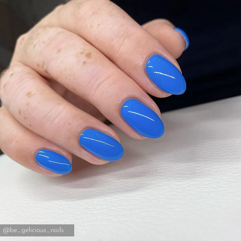 Iz Beauty PRO COLOUR Blue Streets IZ702 gellack neonblå