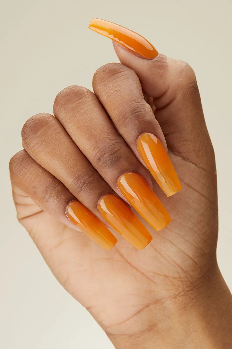 Cirque Colors Saffron Jelly nagellack transparent orange