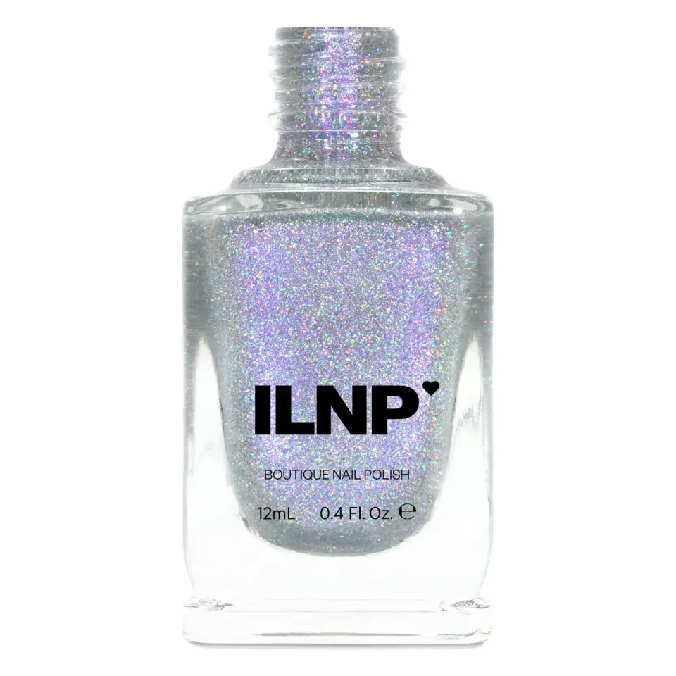 ILNP Chit Chat nagellack holografiskt lila