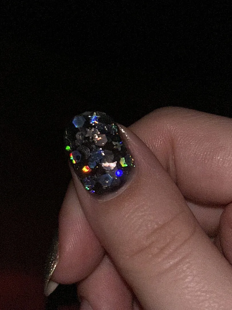Cirque Colors Hex Girl glittertopper holografisk