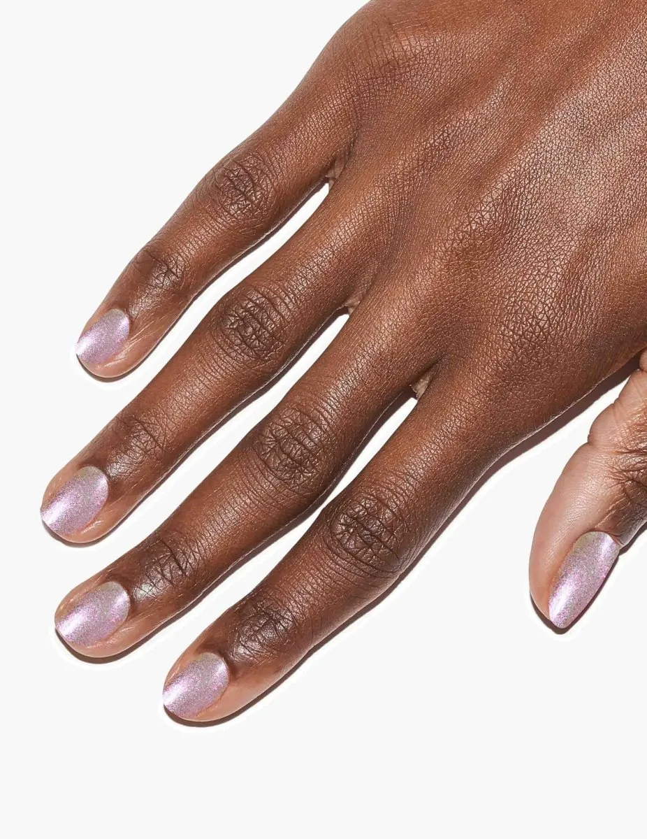 Le Mini Macaron Sugar Crush gellack glitterrosa skimrande