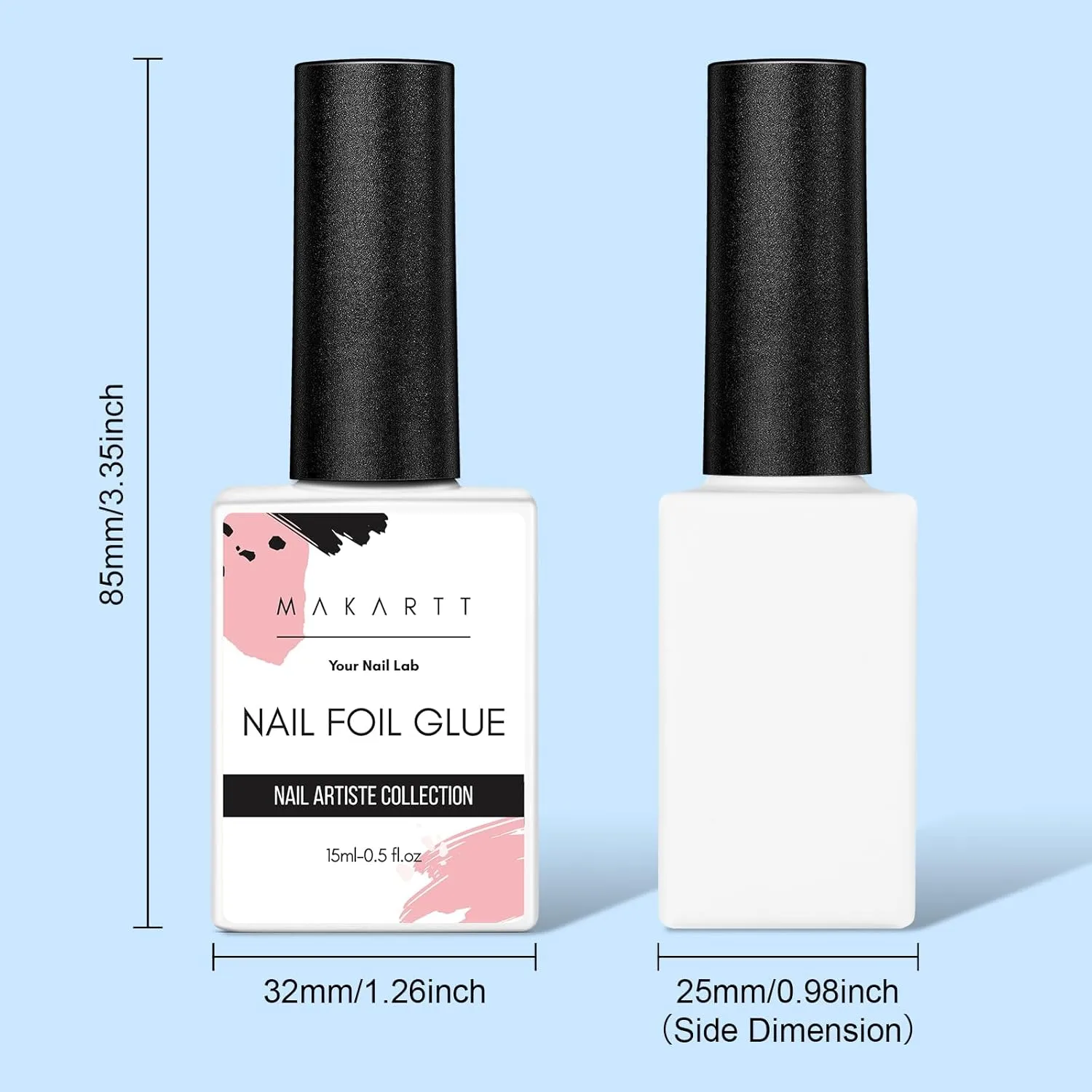 Makartt Nail Foil Glue gel folielim 15 ml
