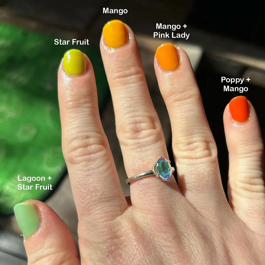 Cirque Colors Mango Jelly nagellack transparent gulorange