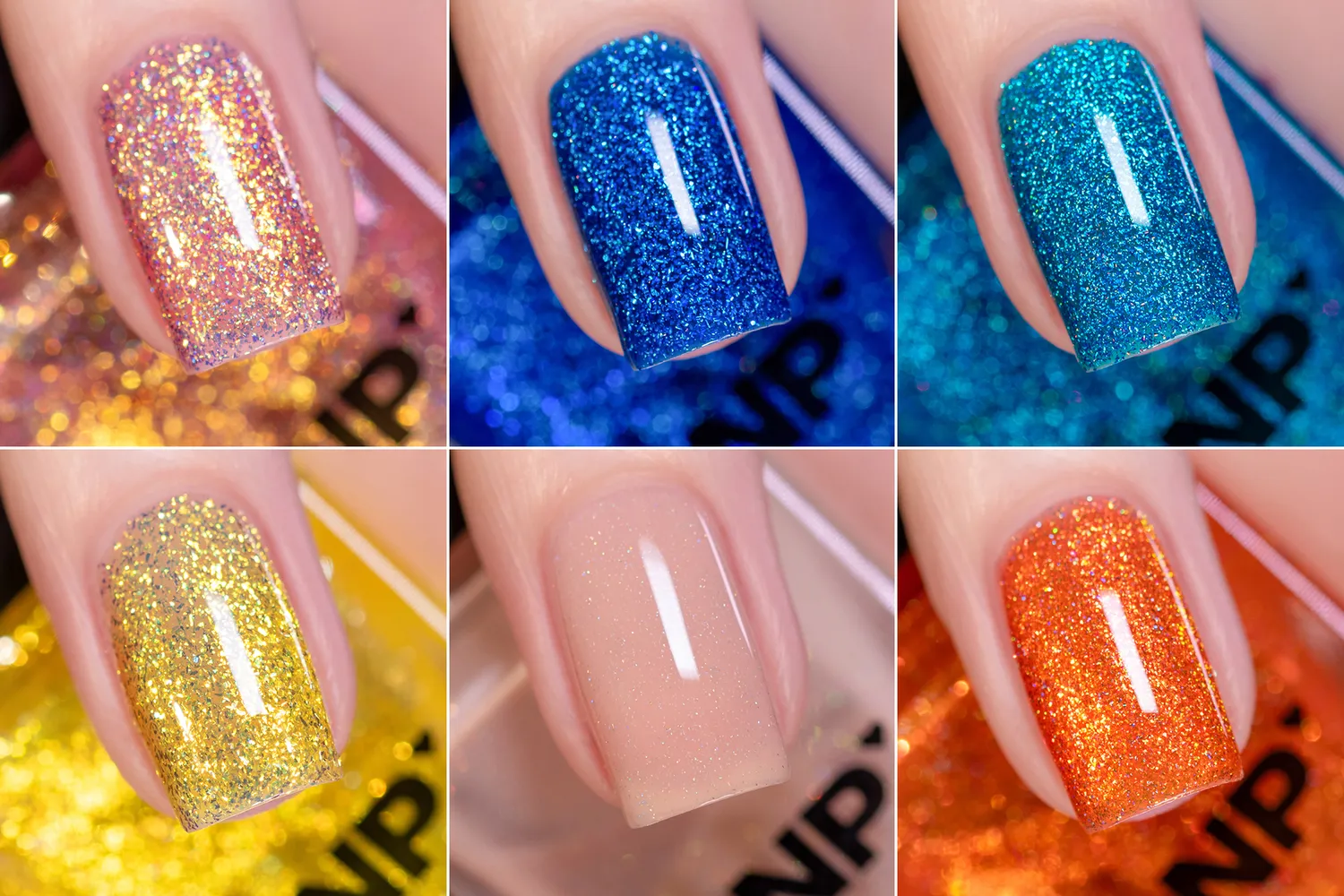 ILNP Cabana Collection nagellack 6-pack skimrande