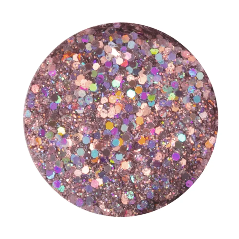 Iz Beauty Blushing Pink nagelglitter 6g rosa holo