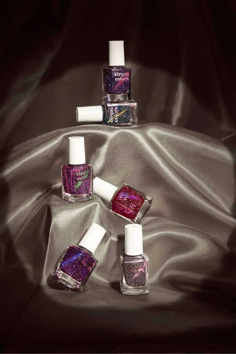 Cirque Colors Silver Screen nagellack set 6-pack magnetisk