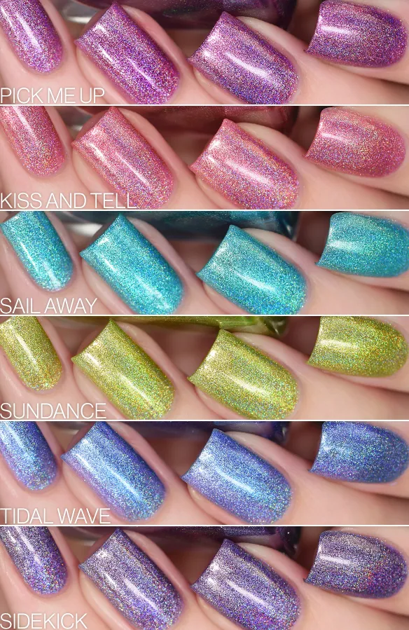 ILNP Summer Ultra Holos 2018 nagellack set 6-pack holo