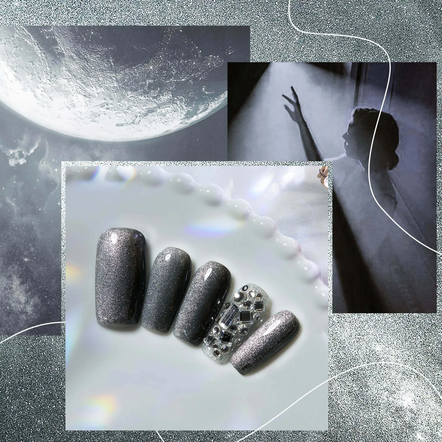 Modelones Outer Space polygel cat eye 15 g