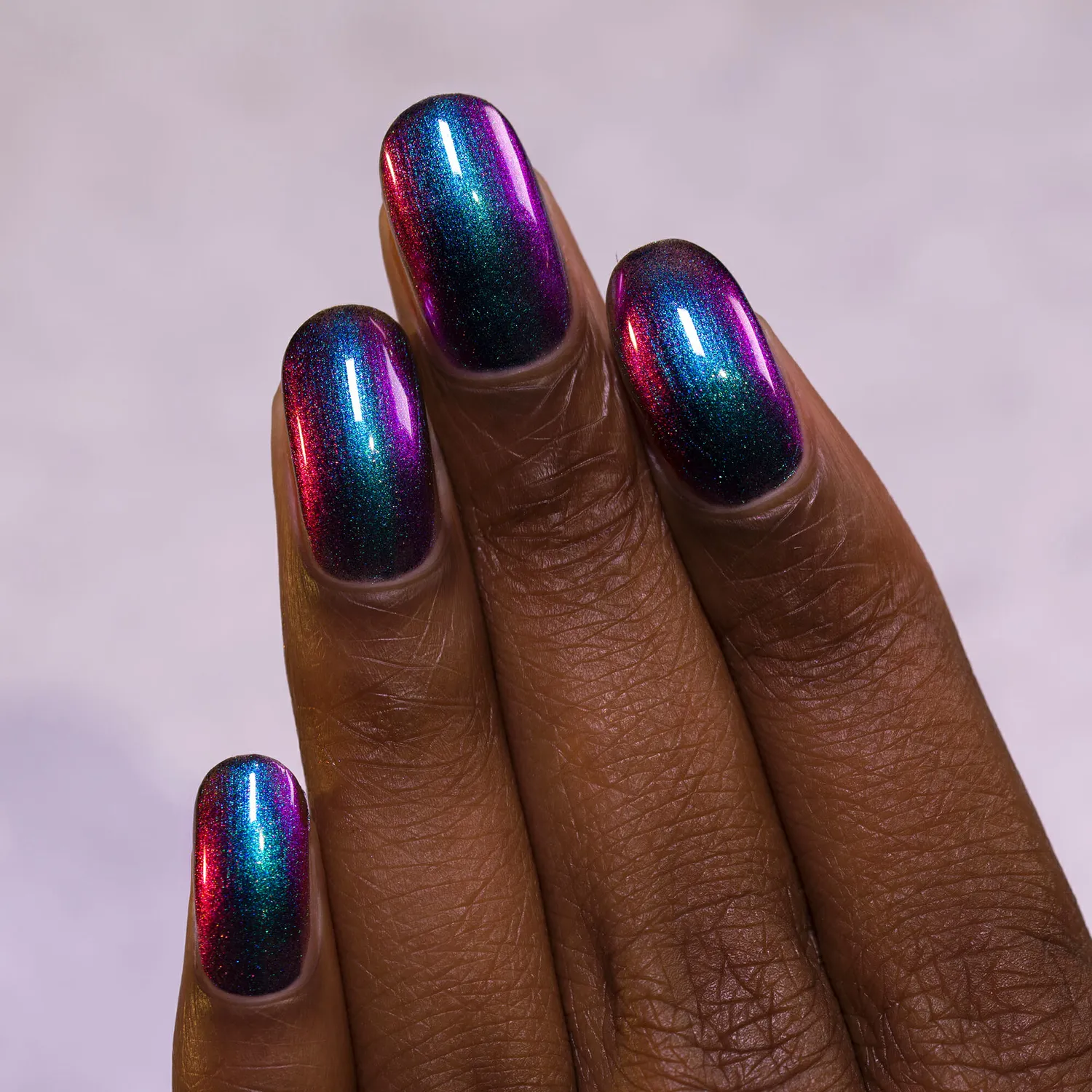 ILNP Hush Ultra Chrome nagellack multikrom teal