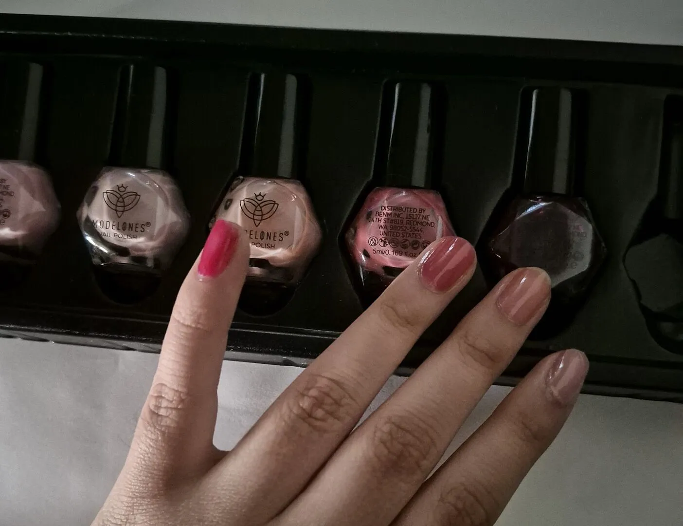Modelones nagellackset Jelly Park nude 6-pack jelly