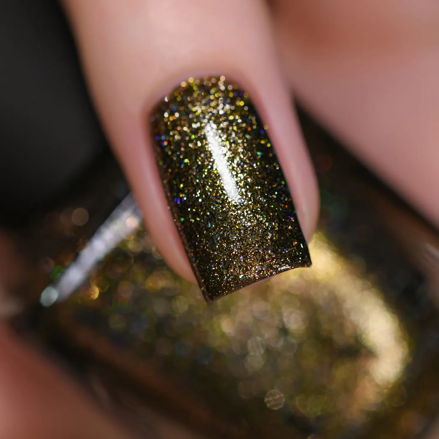 ILNP Ultra Metallics Caesar nagellack olivgrön metallic
