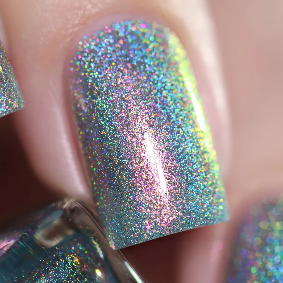 ILNP Summer Lovin nagellack pastellteal med rosa holo