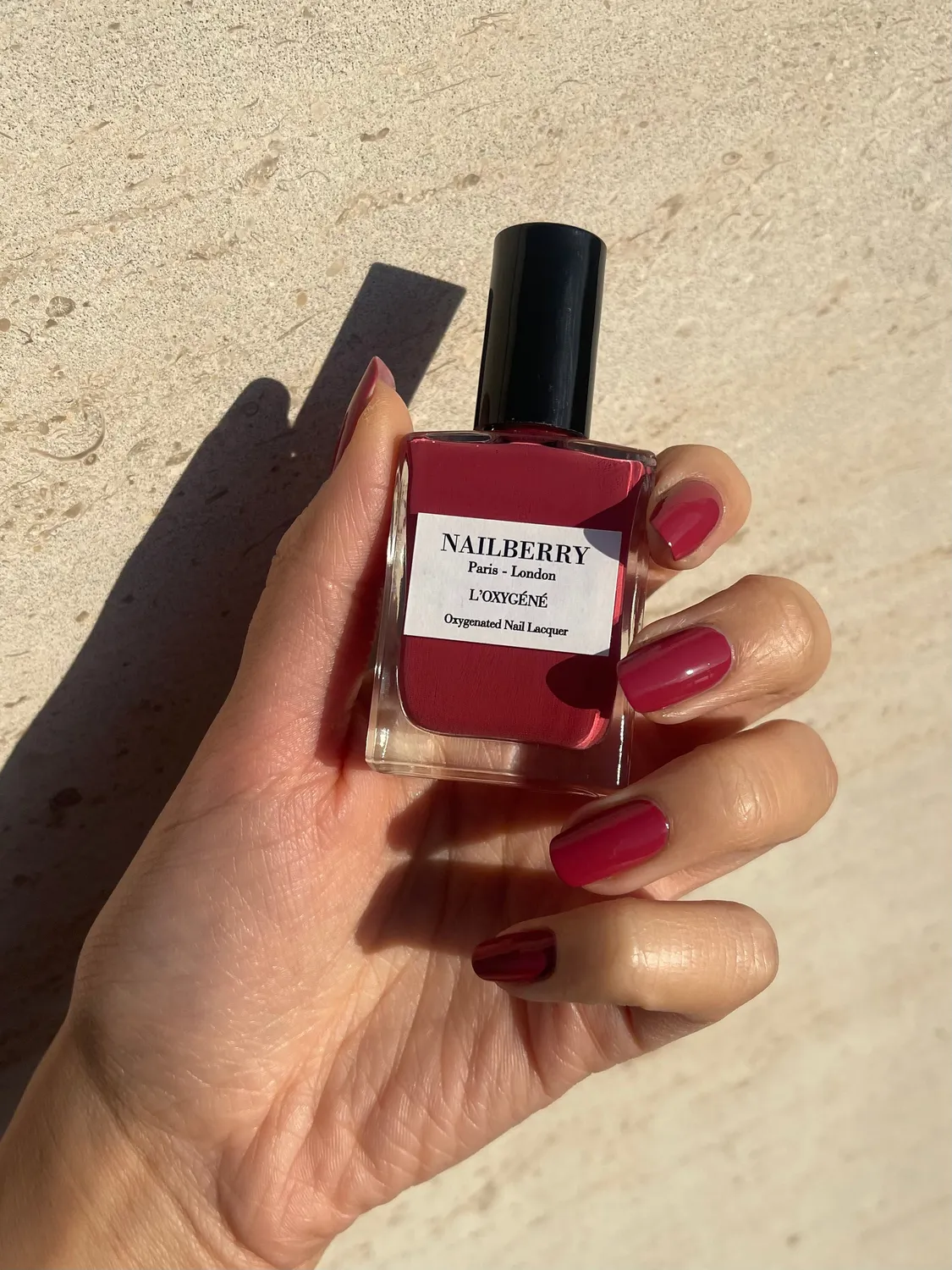 Nailberry Hippie Chic nagellack burgundyrosa 14 ml
