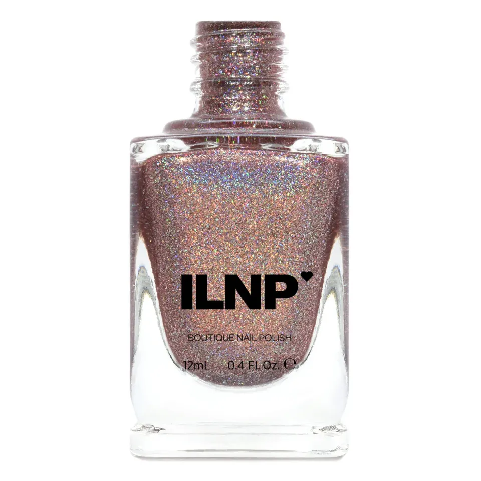 ILNP Ultra Holo Close Knit nagellack varmrosa