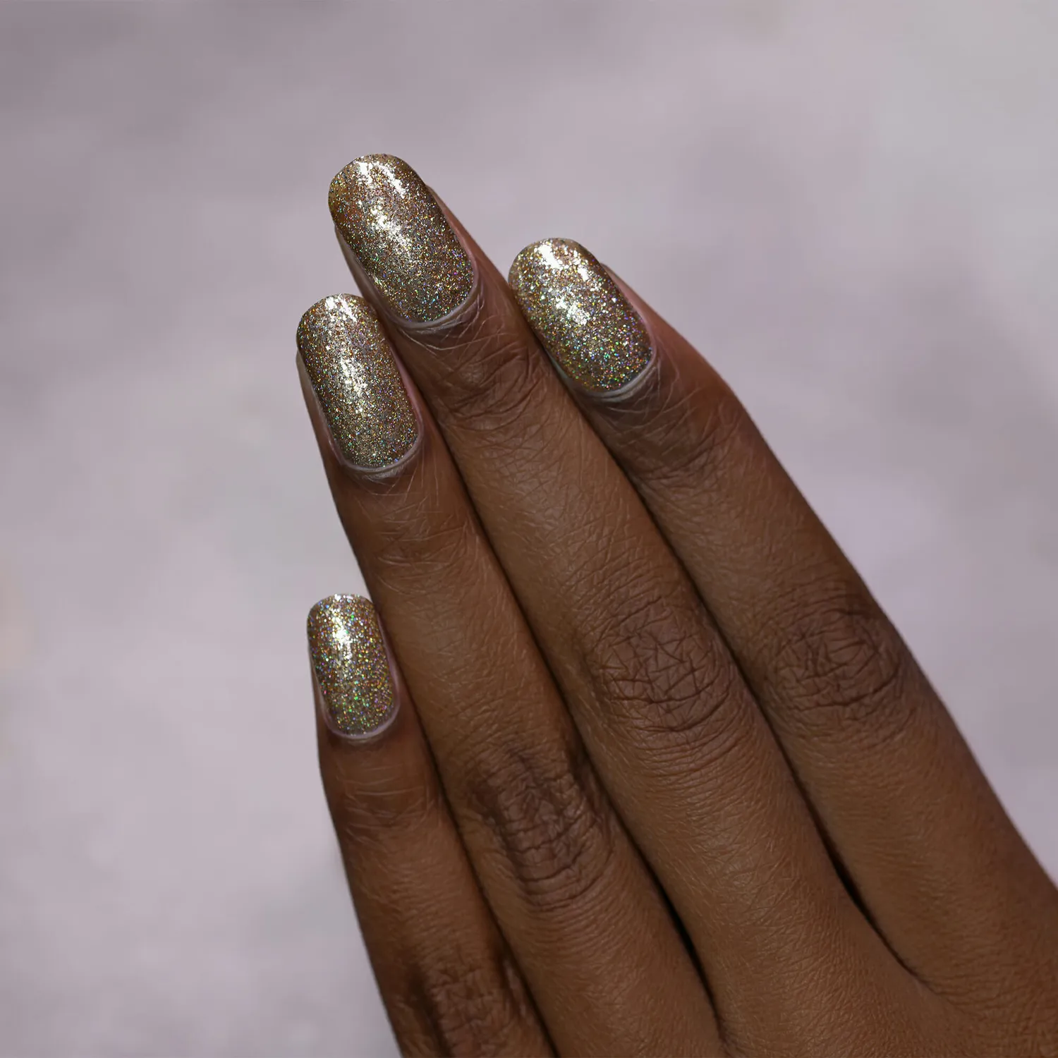 ILNP Pebble Path nagellack antique brass metallic
