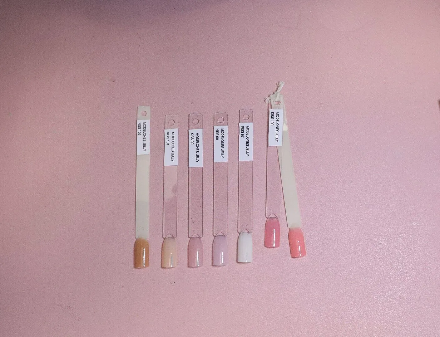 Modelones Jelly Kiss nagellack 6-pack jelly nude