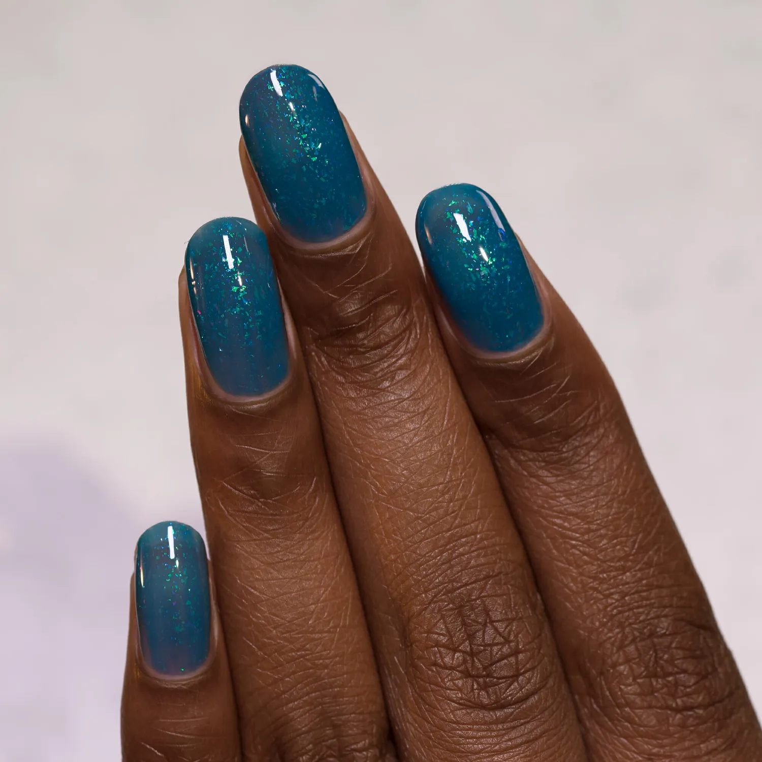 ILNP The Message nagellack celadonblå shimmer