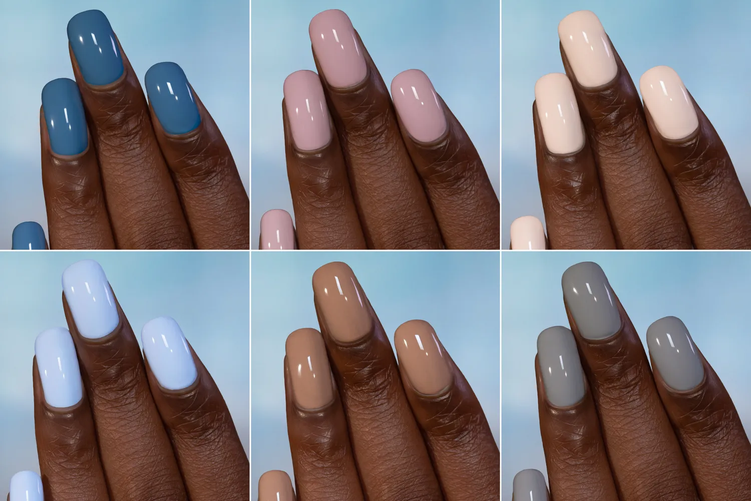 ILNP Snow Day nagellackset 6-pack krämig vinter