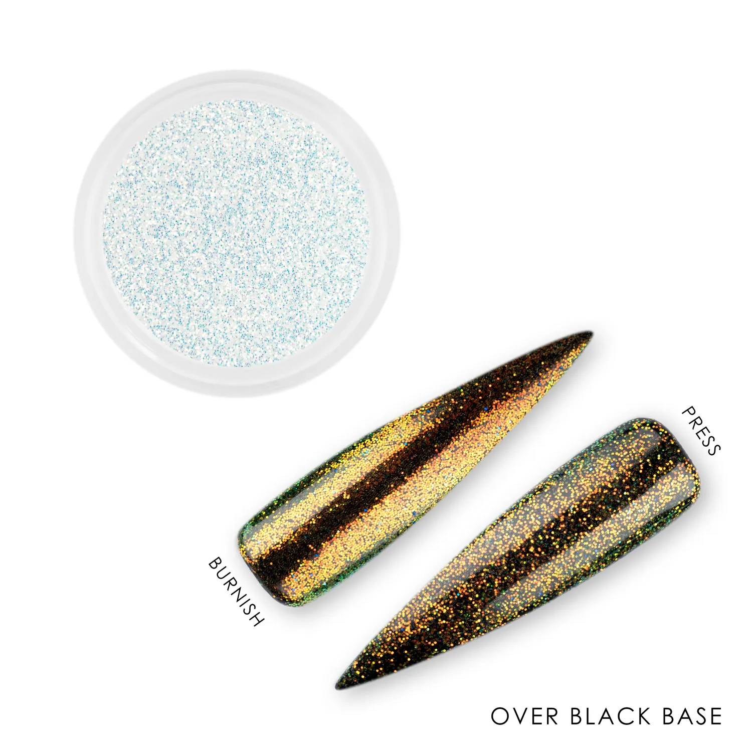 Iz Beauty Angel nagelglitter 6g burk holografiskt