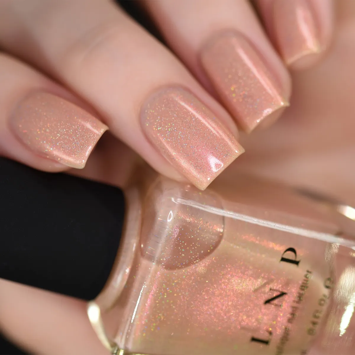 ILNP Secret Society nagellack holografiskt beige