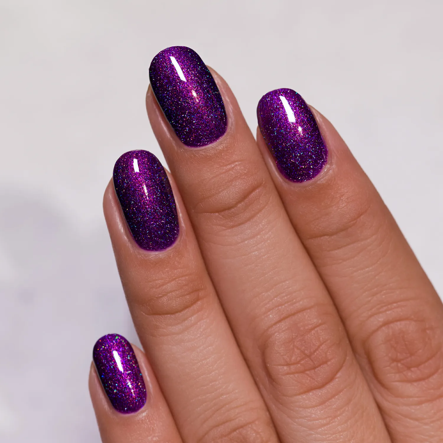 ILNP High Voltage nagellack lila holo