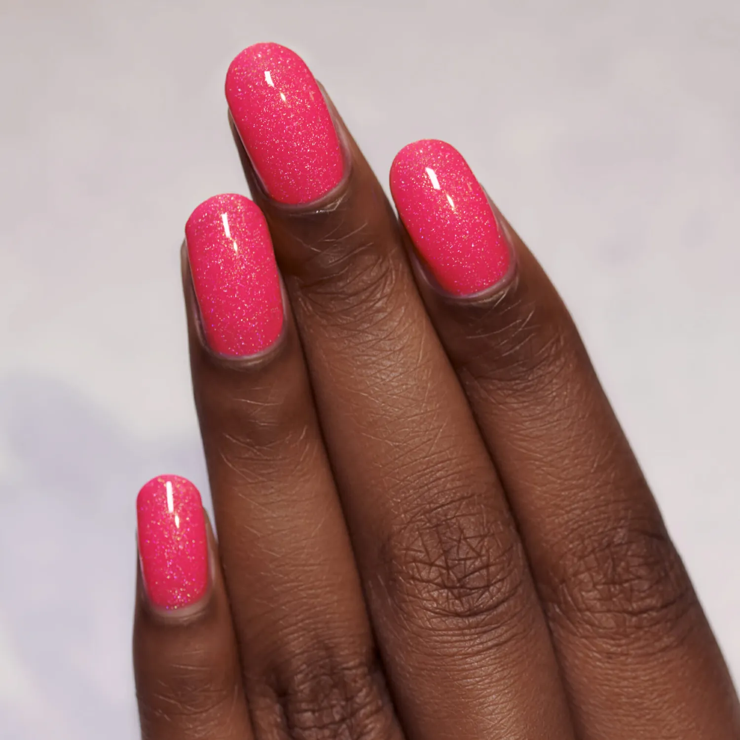 ILNP Summer Crush nagellack neonrosa holografiskt