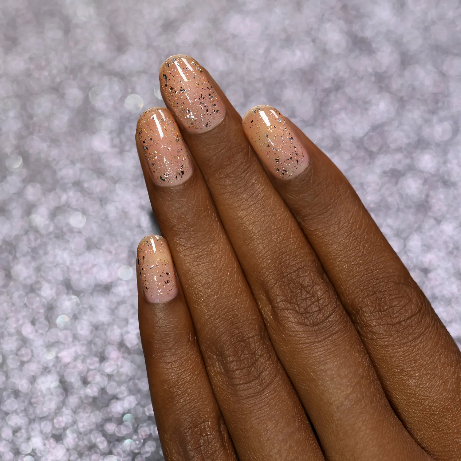 ILNP Party Popper topplack guld flakie
