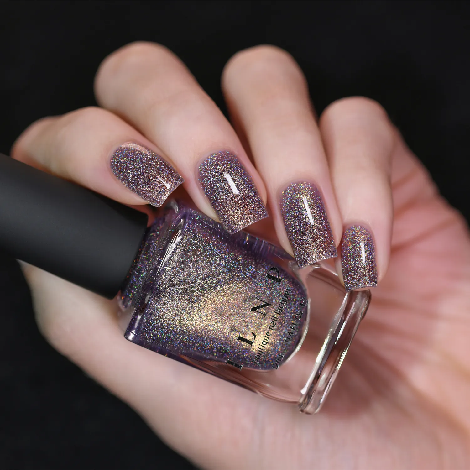 ILNP At Midnight Eve nagellack lila holo