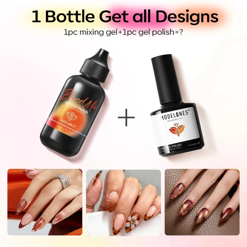 Modelones Mixing Gel 50 ml glitter ombre