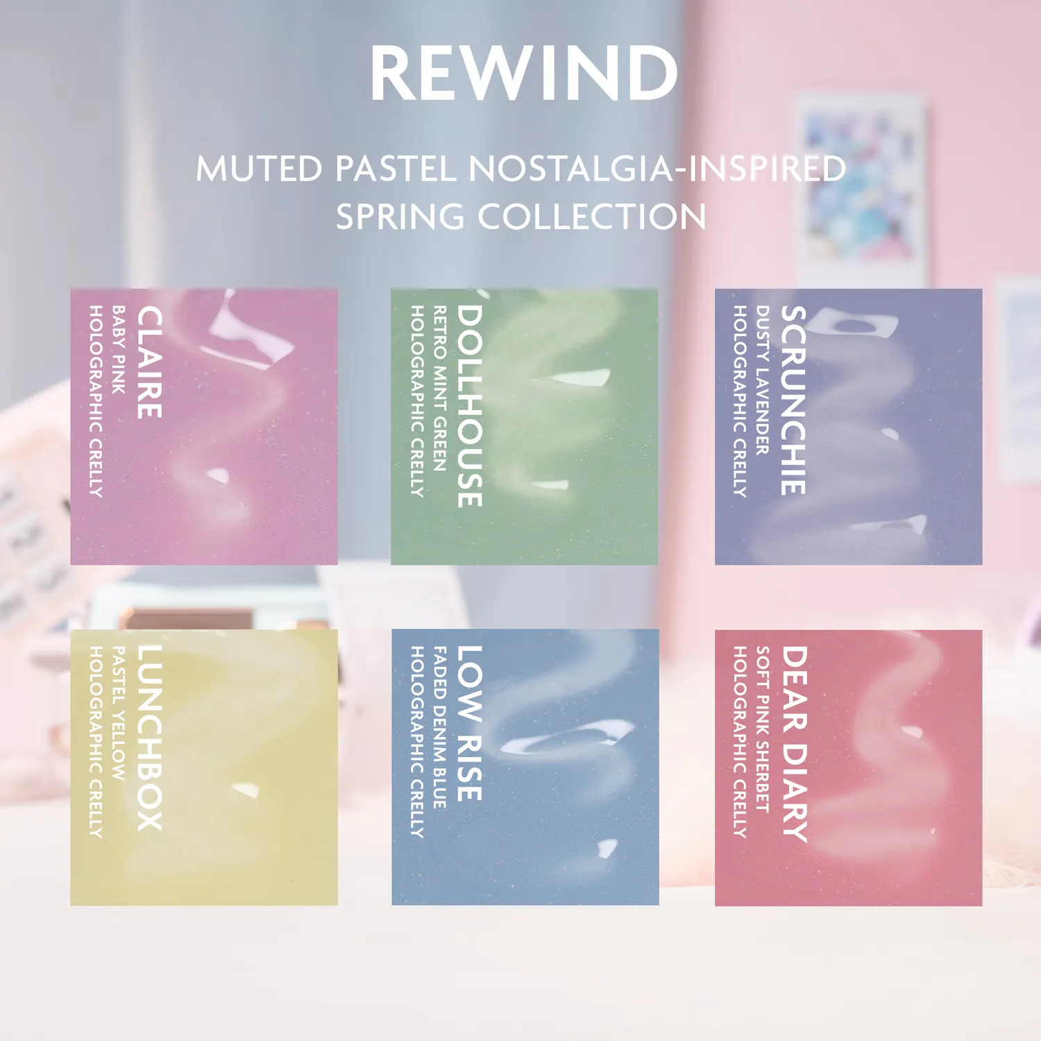 ILNP Rewind Collection nagellack 6-pack holo