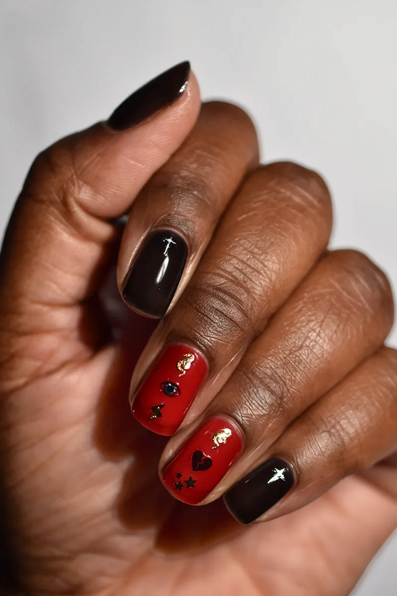 Cirque Colors Tough Love nagelstickers 90-tals grunge