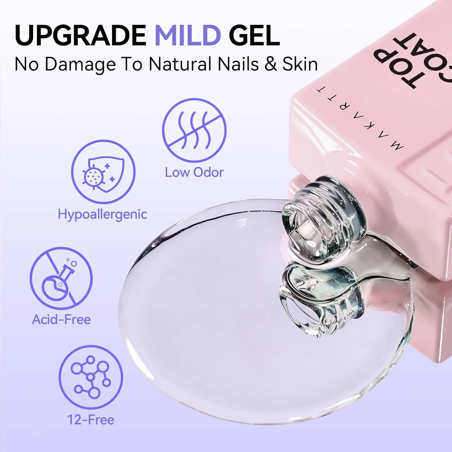 Makartt Upgrade Top Base Coat topplack baslack 3-pack glans