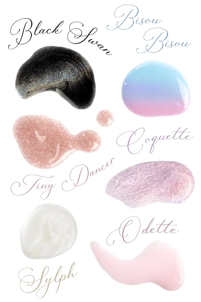 Cirque Colors Tiny Dancer glitter topper rosa